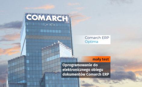 Oprogramowanie do elektronicznego obiegu dokumentów Comarch ERP Optima: mały test - Czytaj artykuł na blogu informatycznym Sergiusza Diundyka.